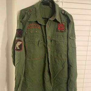 Men’s Raw Blue XL Button Down